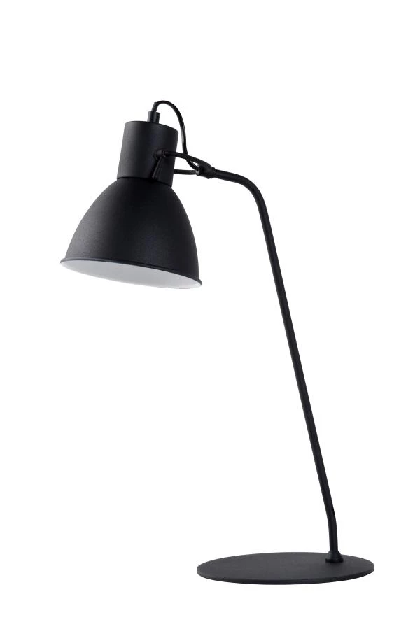 Lucide SHADI - Bureaulamp - Ø 20 cm - 1xE14 - Zwart - uit